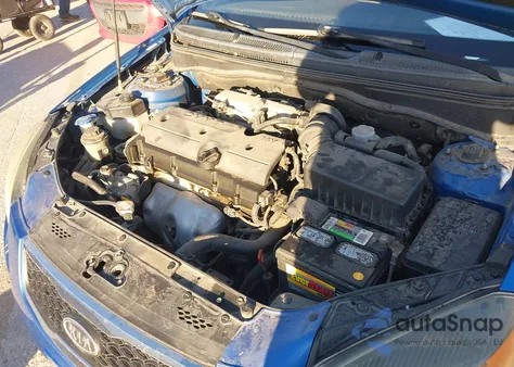 2010 Kia Rio Lx from USA, damaged, VIN KNADH4A37A6659974